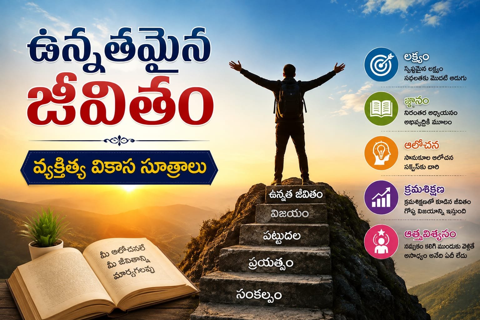 ఉన్నతమైన జీవితం – వ్యక్తిత్వ వికాస సూత్రాలు